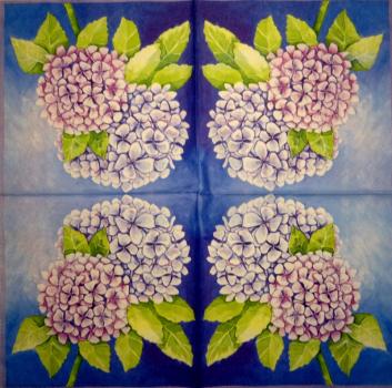 086 Hydrangeas - 3-ply - Ambiente